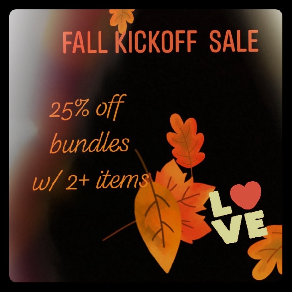 🍁🍂Fall Kickoff Sale🍁🍂